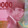 100000 рупий 2021 года - Индонезия (Pick# 160) UNC