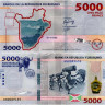 5000 франков 2022 года - Бурунди (Pick 58) UNC