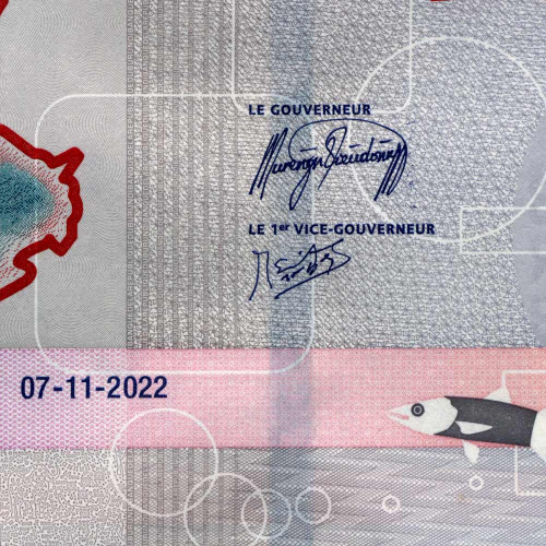 5000 франков 2022 года - Бурунди (Pick 58) UNC
