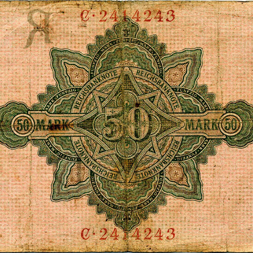 50 марок 1908 года - Германия (Pick 31) G-VG