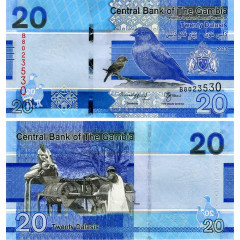 20 даласи 2023 года - Гамбия (Pick W39) UNC