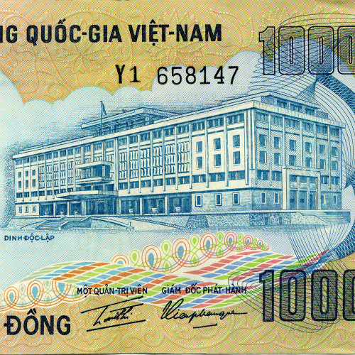 1000 донгов 1972 года - Южный Вьетнам (Pick# 34) XF