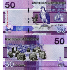 50 даласи 2023 года - Гамбия (Pick W40) UNC