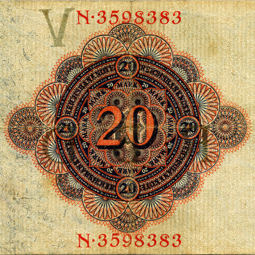 20 марок 1914 года - Германия (Pick 46.b) F