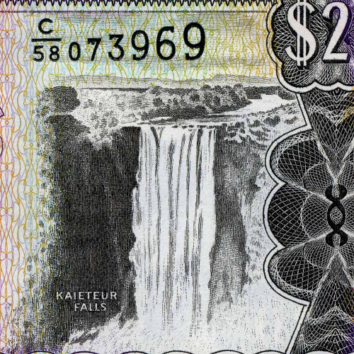 20 долларов 2018 года - Гайана (Pick# 30.g TDLR) UNC