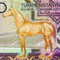 50 манатов 2005 года - Туркменистан (Pick 17) UNC