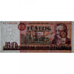 50 марок 1971 года - ГДР (Pick 30.a) aUNC