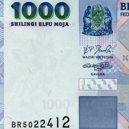 1000 шиллингов 2006 года - Танзания (Pick 36) UNC