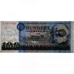 100 марок 1975 года - Выпуск 1986 года - ГДР (Pick 31.b) UNC
