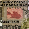 500 ариари 1988-1993 гг. - Мадагаскар (Pick 71) UNC