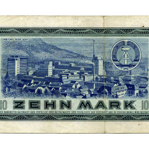 10 марок 1964 года - ГДР (Pick 23) VF