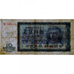 10 марок 1964 года - ГДР (Pick 23) VF