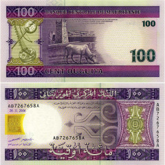 100 угий 2006 года - Мавритания (Pick 10.b) UNC