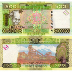 500 франков 2006 года - Гвинея (Pick 39.а) UNC