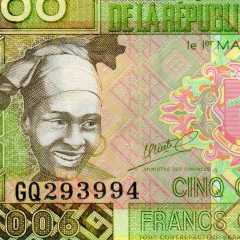 500 франков 2006 года - Гвинея (Pick 39.а) UNC