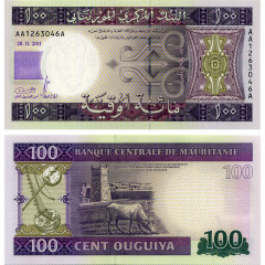 100 угий 2011 года - Мавритания (Pick 16) UNC