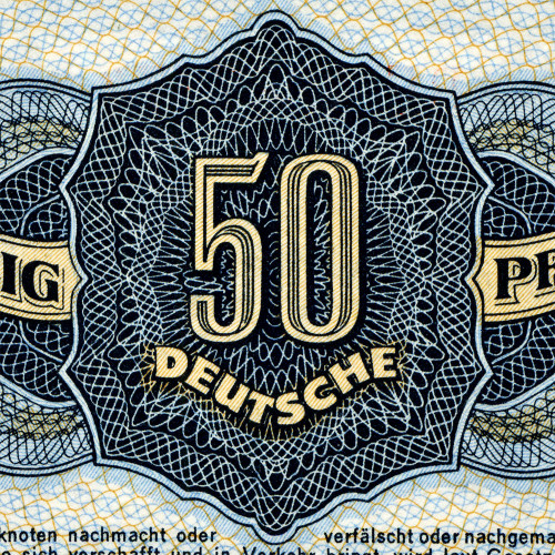50 пфеннигов 1948 года - ГДР (Pick 8.b) UNC