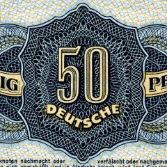 50 пфеннигов 1948 года - ГДР (Pick 8.b) UNC