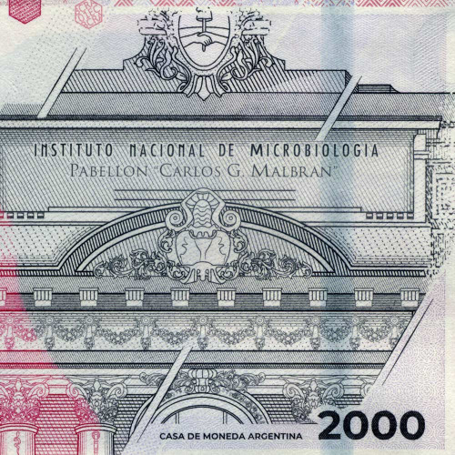 2000 песо 2023 года - Аргентина (Pick W367b) UNC - новый дизайн