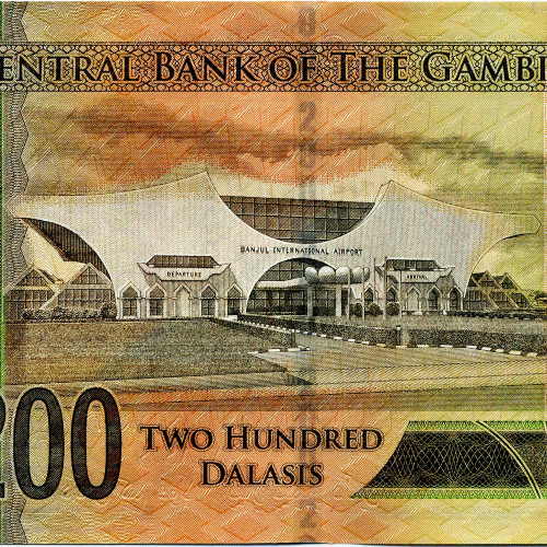 200 даласи 2015 года — Гамбия UNC