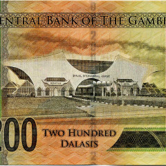 200 даласи 2015 года — Гамбия UNC
