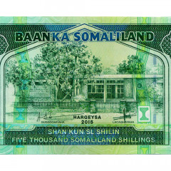 5000 шиллингов 2015 года - Сомалиленд) UNC