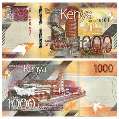 1000 шиллингов 2019 года - Кения UNC