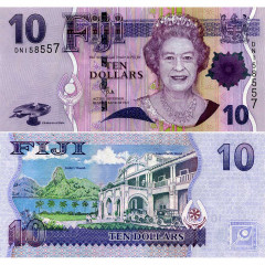 10 долларов 2011 года - Фиджи (Pick # 111.b) UNC